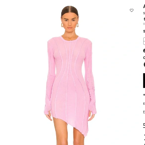 sami miro vintage asymmetric dress Sami Miro Vintage